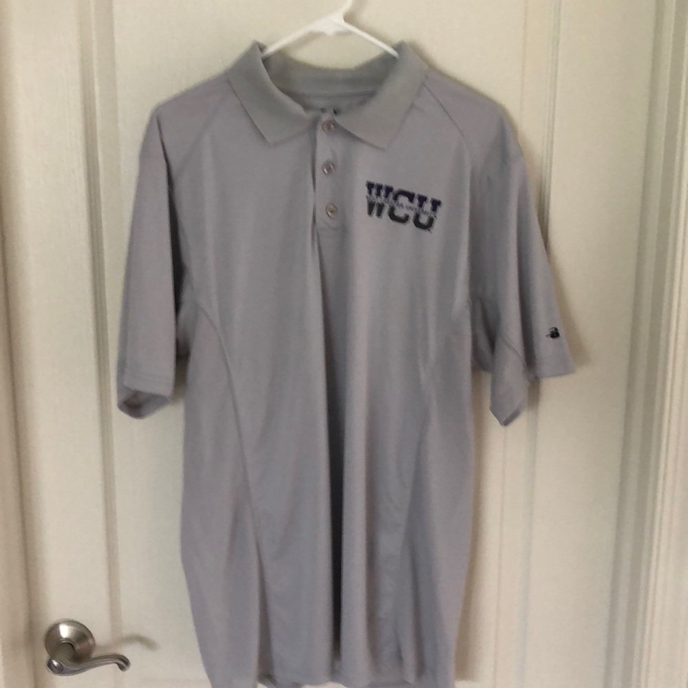West Chester University golf shirt